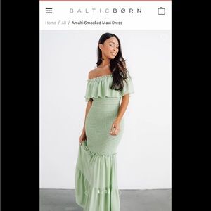Baltic Born Smocked Maxi Dress